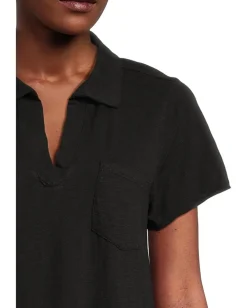 Women Mod-o-doc Short Sleeve Johnny Collar Dress