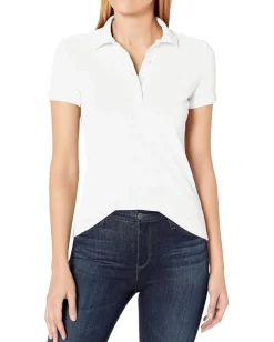 Women Lacoste Short Sleeve Slim Fit Strech Pique Polo