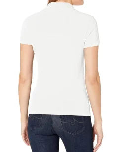 Women Lacoste Short Sleeve Slim Fit Strech Pique Polo