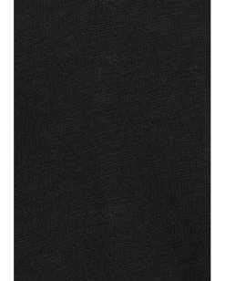 Mod-o-doc Short Sleeve V-Neck Boxy Tee Black