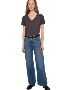 Women Mod-o-doc Short Sleeve V-Neck Boxy Tee