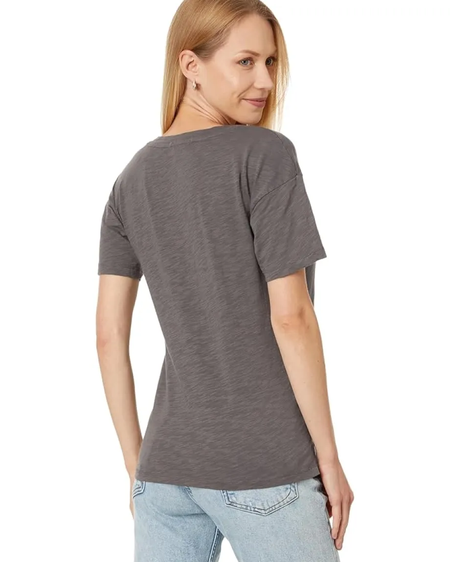 Women Mod-o-doc Short Sleeve V-Neck Boxy Tee