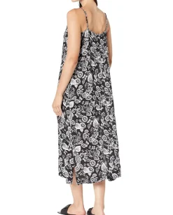 Karen Kane Side Slit Midi Dress Print Online