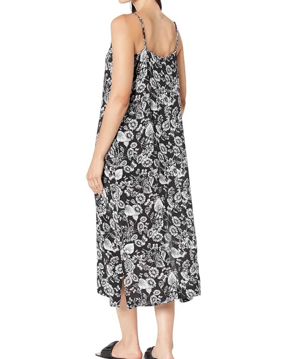 Karen Kane Side Slit Midi Dress Print Online