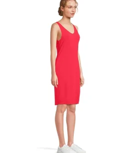 Mod-o-doc Side Slit Tank Dress Glazed Cherry Outlet