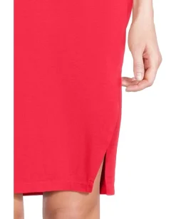 Mod-o-doc Side Slit Tank Dress Glazed Cherry Outlet