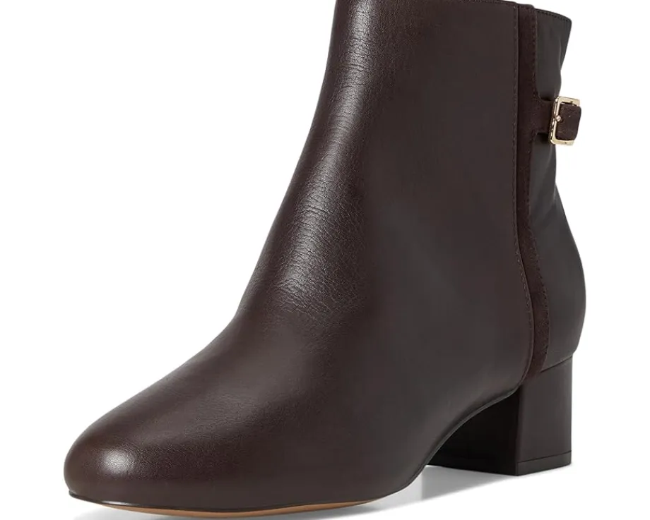 Johnston & Murphy Sienna Belted Bootie Dark Brown