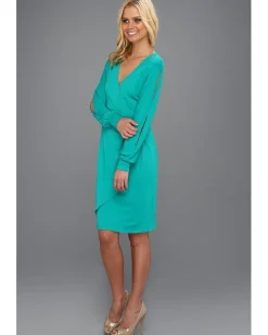 Christin Michaels Silba Dress Jade Discount