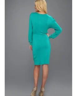 Christin Michaels Silba Dress Jade Discount