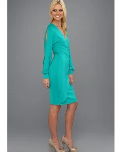 Christin Michaels Silba Dress Jade Discount