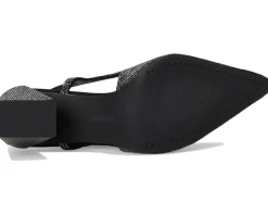 Vince Camuto Sindreea Rhinestone Block Heel Slingback Pump Anthracite