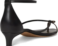Vince Siri Thong Sandals Black/Nutwood Leather Best