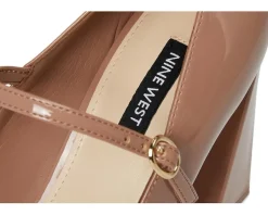 Nine West Sista Light Natural Patent Hot