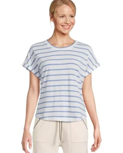 Women Splendid Skye Short Sleeve Striped Tee