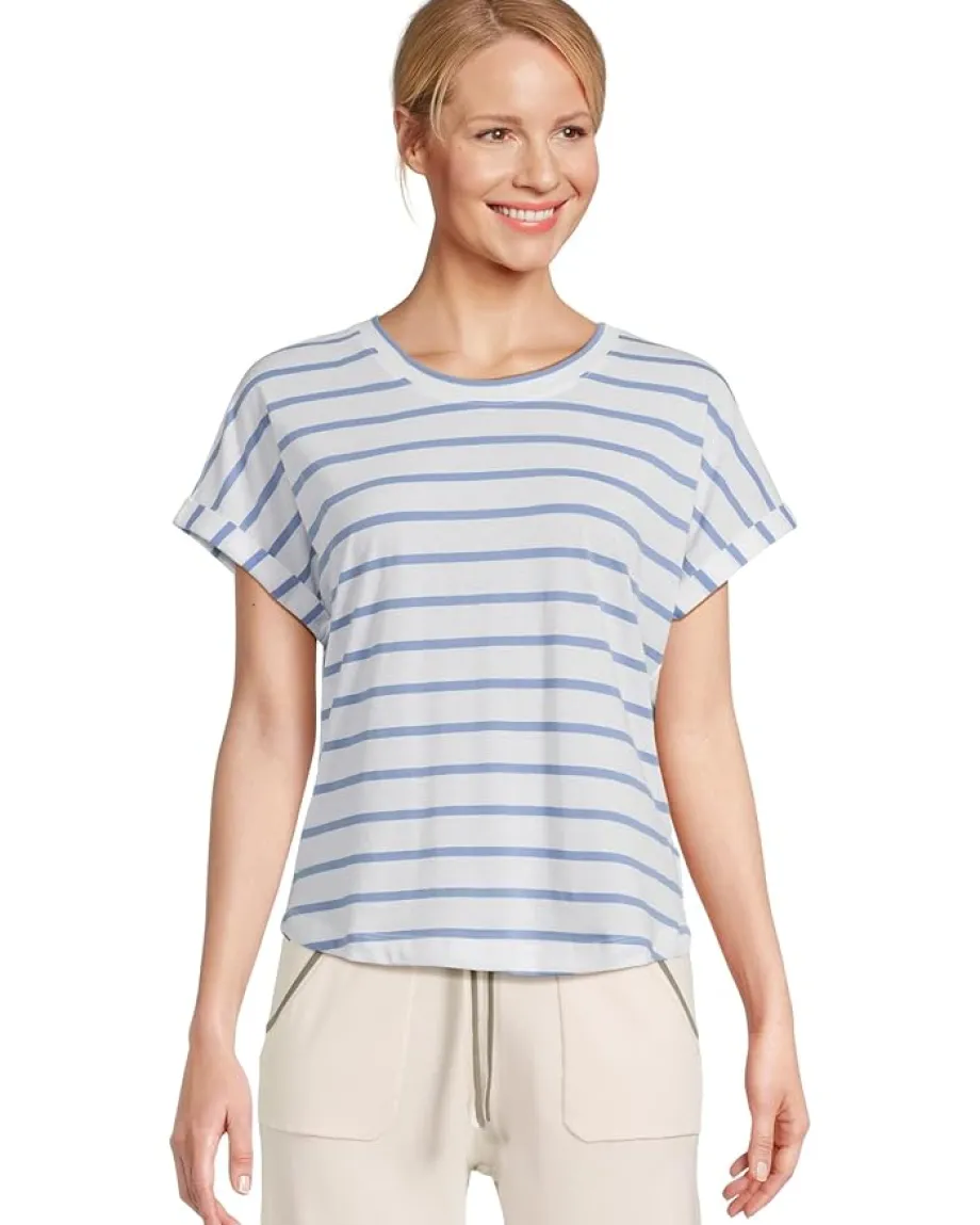 Women Splendid Skye Short Sleeve Striped Tee
