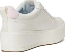 Keds Skyler II Lace-Up Snow White/Light Pink Leather Best