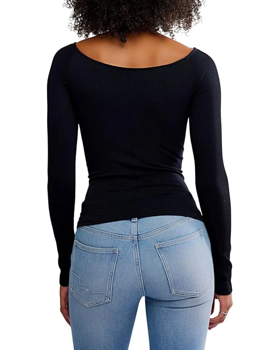 Women Free People Sleek Rib Layering