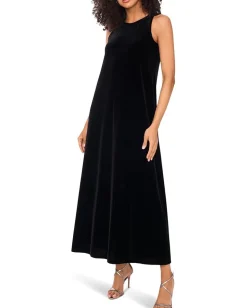 Vince Camuto Sleeveless Aline Maxi Rich Black Hot