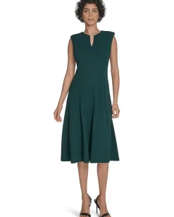 Women Calvin Klein Sleeveless Aline Midi