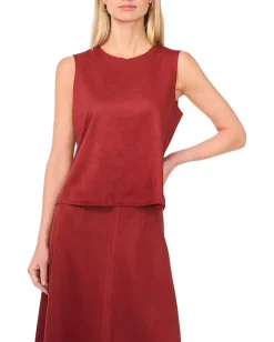 Vince Camuto Sleeveless Crew Neck Rustic New