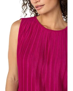 Women Liverpool Los Angeles Sleeveless Crew Neck Knit Top