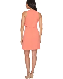 Women Donna Morgan Sleeveless Fit and Flare Pop-Over