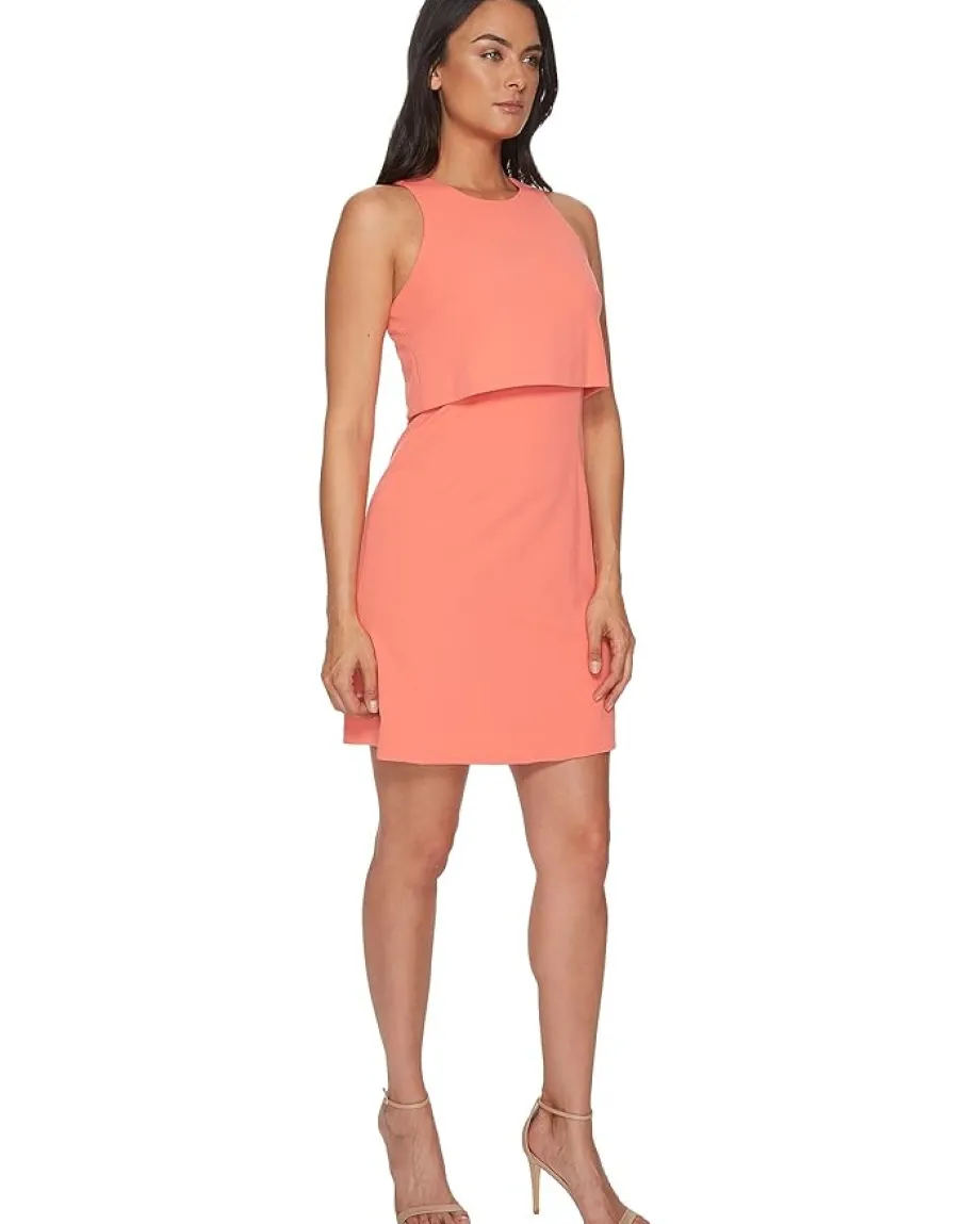 Women Donna Morgan Sleeveless Fit and Flare Pop-Over