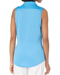 adidas Golf Sleeveless Polo Shirt Pulse Blue Best