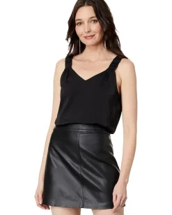 Women Vince Camuto Sleeveless Ruffle Strap Rumple Tank