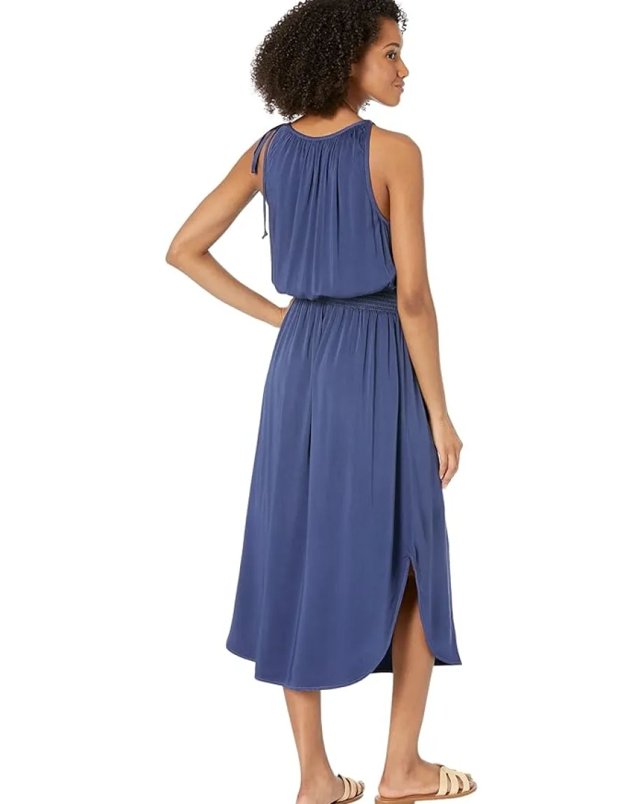 Women bella dahl Sleeveless Smocked Waist Midi Dress