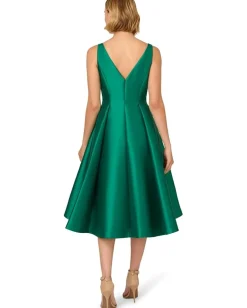 Women Adrianna Papell Sleeveless Tea Length Dress