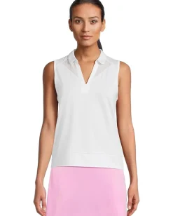 Women Callaway Sleeveless Top With Mesh Inserts