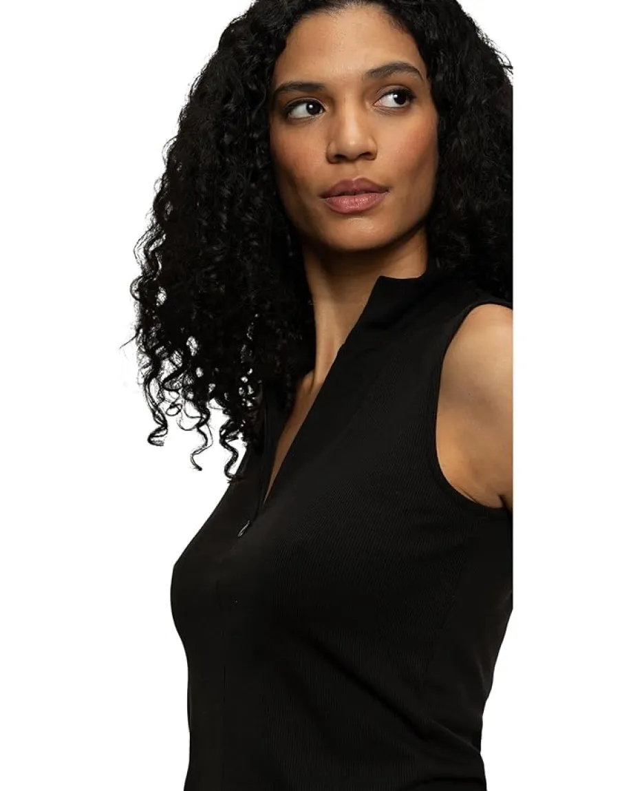 Women Sanctuary Sleeveless Zip Mock