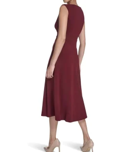 Women Calvin Klein Sleevless Midi Seam Detail