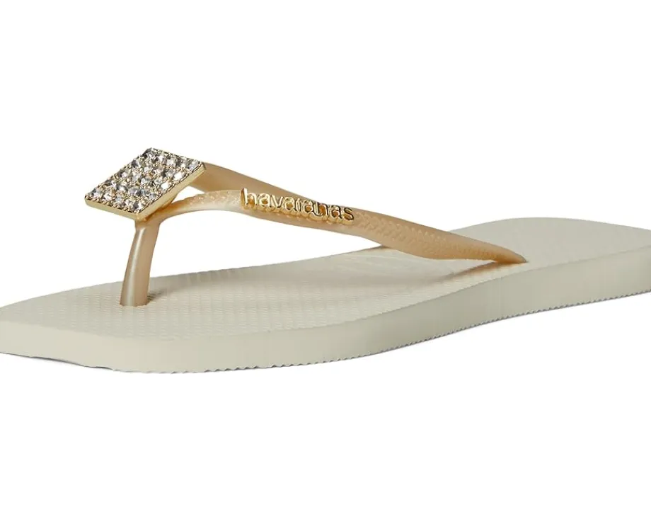 Women Havaianas Slim Crystal Square Elegance Sandals
