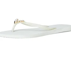 Havaianas Slim Pearls Sandals White New