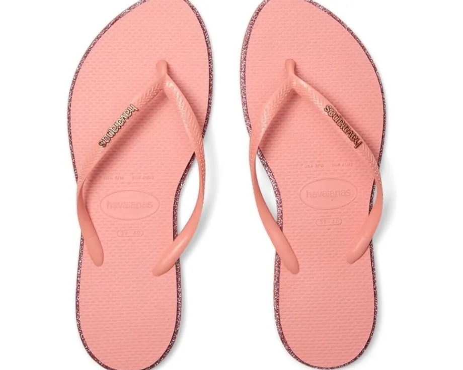 Women Havaianas Slim Point Glitter Sandals