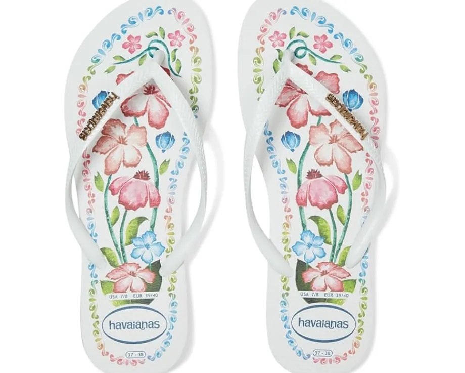Women Havaianas Slim Tropicalia Vibes Sandals