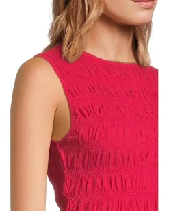 Women Madewell Smocked Boatneck Tank
