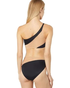 Norma Kamali Snake Mesh Bra Black/Nude Mesh Online