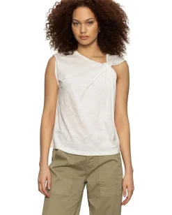 Sanctuary So Twisted Muscle Tee White Discount