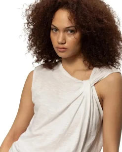 Sanctuary So Twisted Muscle Tee White Discount