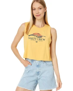 Women Salty Crew Soarin' Cropped Tank