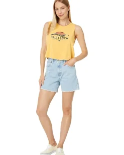 Women Salty Crew Soarin' Cropped Tank