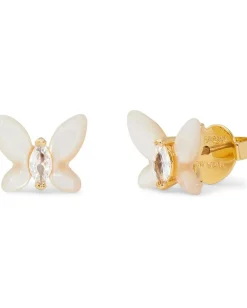 Kate Spade New York Social Butterfly Mini Studs White Multi Outlet
