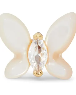 Kate Spade New York Social Butterfly Mini Studs White Multi Outlet