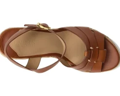 Women Lauren Ralph Lauren Soffia Calfskin Espadrille