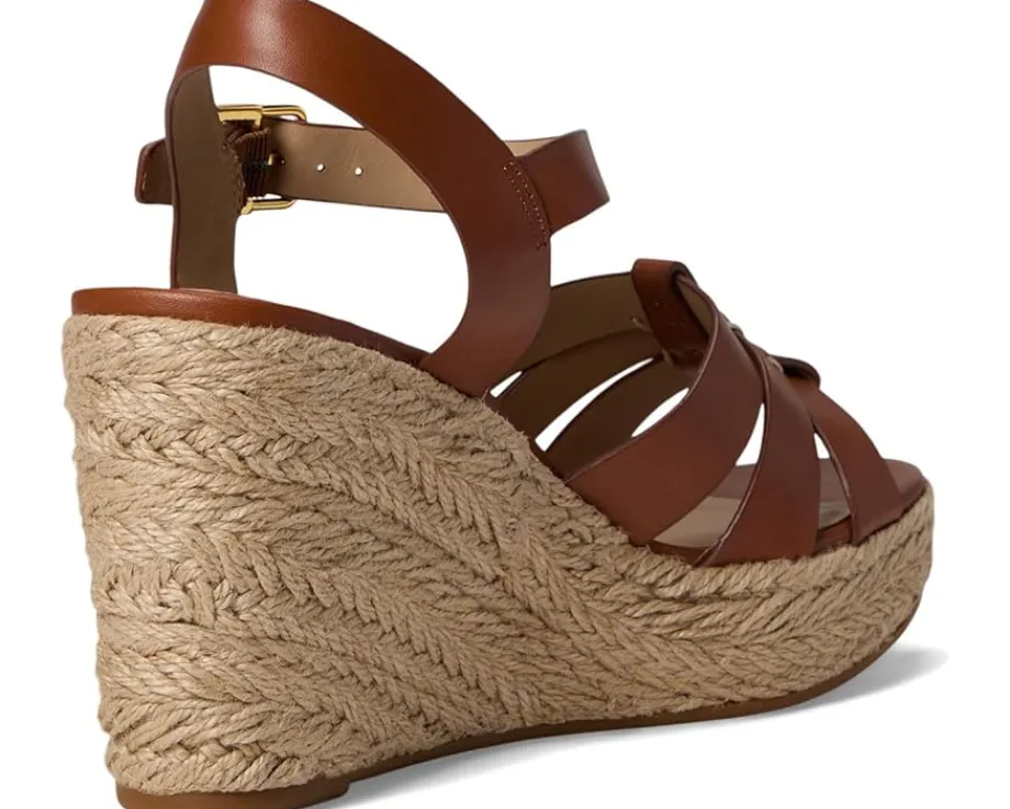 Women Lauren Ralph Lauren Soffia Calfskin Espadrille