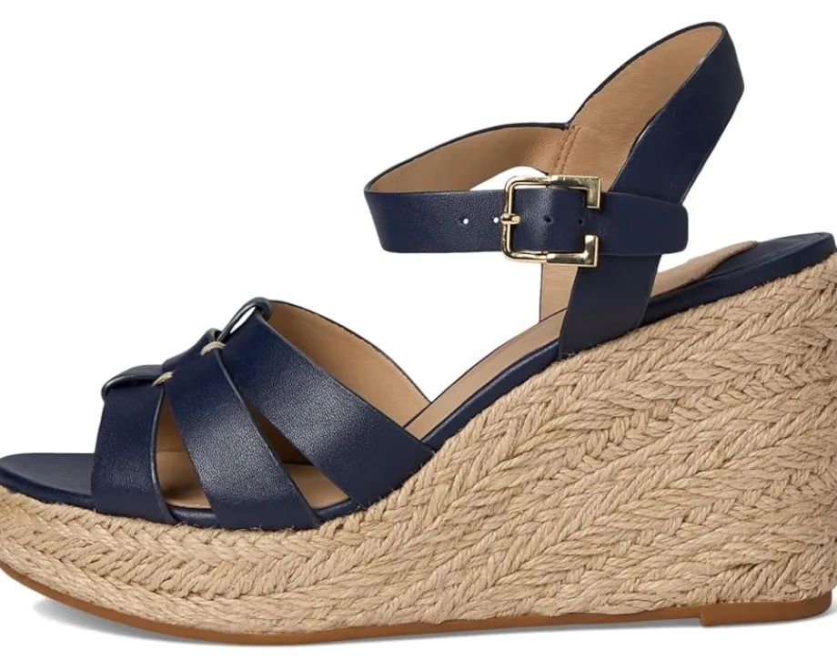 Lauren Ralph Lauren Soffia Espadrille Wedges Refined Navy Outlet