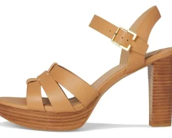 Women Lauren Ralph Lauren Soffia Nappa Leather Sandals